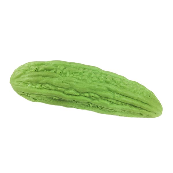 Simulerad Bitter Melon Realistisk Grönsak för Fruktbutiker Trädgårdsfester