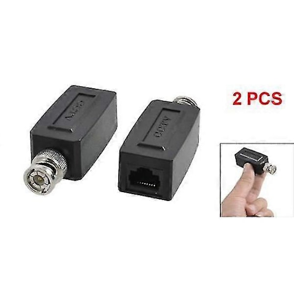 CCTV-kamera Koaxial BNC RJ45 UTP Cat5 Aktiv Video Balun Sändar-Mottagarpar