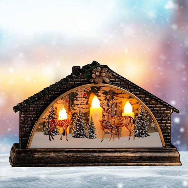 Julstjärna Te Ljus Hem Dekoration För Jul  Älg
