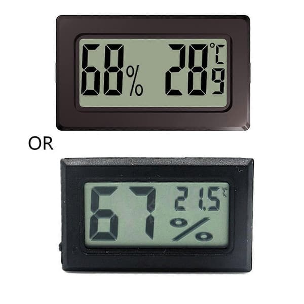 Mini Digital Elektronisk Temperatur Luftfuktighetsmätare Inomhus Termometer