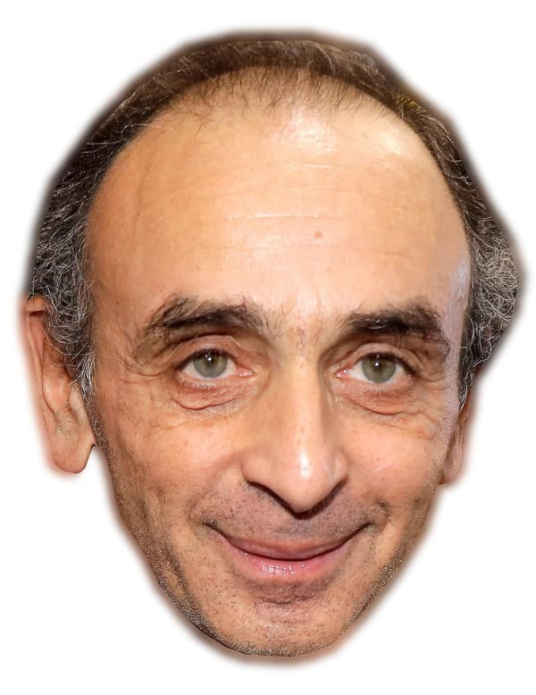 Kartongmask Eric Zemmour