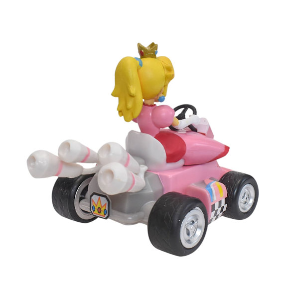 4\" Prinsesse Peach Kart Træk-Tilbage Biler Figur Model Legetøj Super Anime PVC Actionfigurer