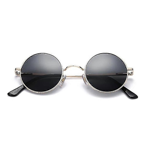 Retro Små Runde Polariserte Solbriller For Menn Kvinner John Lennon Stil