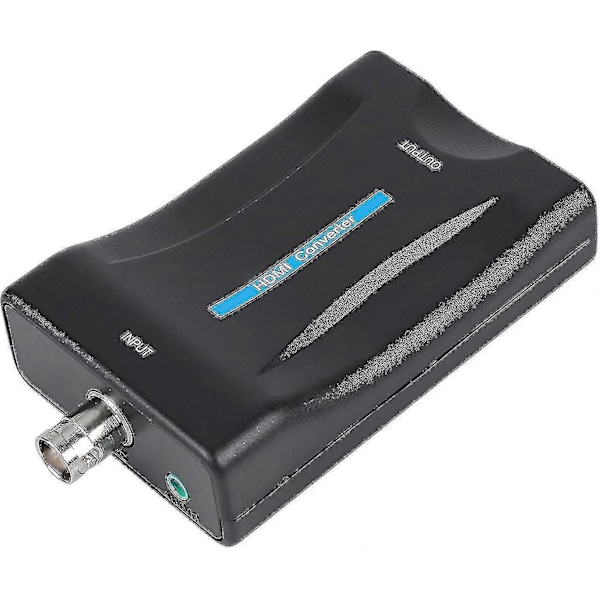 Coax til HDMI Adapter BNC til HDMI Konverter Adapter Coax til HDMI Konverter til TV Antenne 1080p/720p HD Display Video Adapter Overvågningsmonitor til