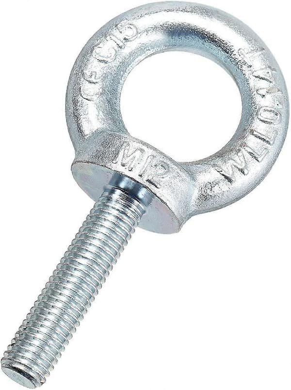 sourcing map Lyftögla M12 x 43mm Hankontakt Rostfritt Stål för Upphängning 2-pack
