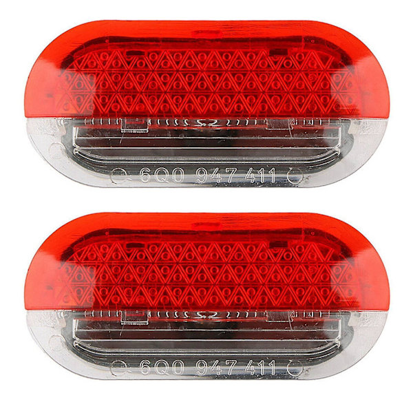 2x LED-bilens inre dörrvarningslampa av hög kvalitet för Beetle Golf Mk4 1999-2004 1j094741