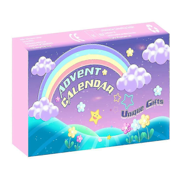 Blind Box 24 Digital Julekalender Dyre Hårkort Julegave Sett Barn