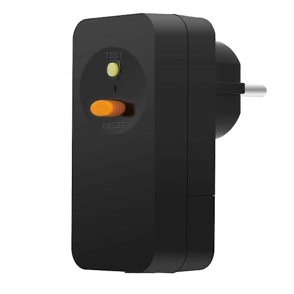 FI Jordfeilbryter Personlig Beskyttelse Plugg Erstatningsplugg 10mA Jordfeilbryter 16Amp EU Plugg