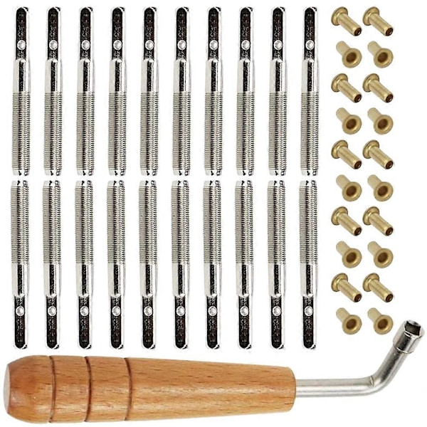 1 Sett med Profesjonelle Lyre-Plugger, Robuste Lyre-Harpe-Strengeplugger, Erstatningsplugger