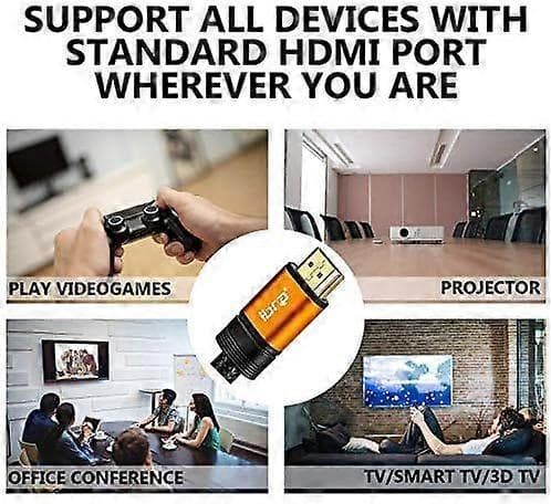 4K HDMI-kabel 8M HDMI-sladd - Ultra High-Speed 18Gbps HDMI 2.0b-kabel 4K@60Hz