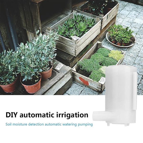 DIY Automatisk Vanningssystem Jordfuktighetssensor Pumpmodulsett Kaesi
