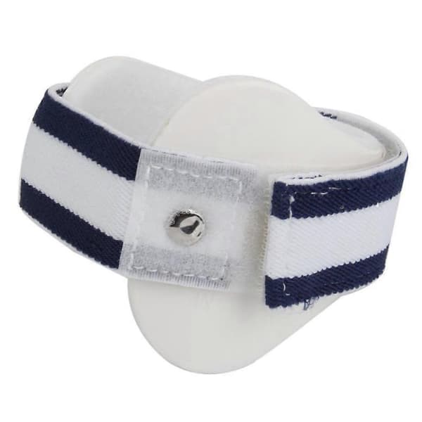 1 st Ajusterbart Tennisarmbåge Stöd Epicondylitis Spänne Smärtlindring Vit (L)