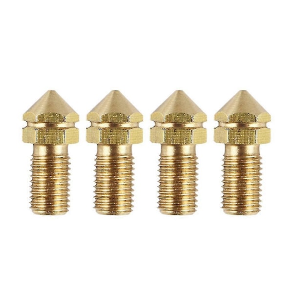 Ultimaker 3 3d-skrivarmässingsmunstycke ersättning 0,4 mm för Ultimaker 3 Um3 4 st