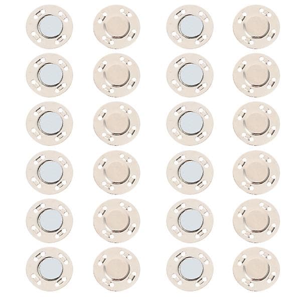 12 Par Magnetiska Knappar för Väska, Handväska, Kläder