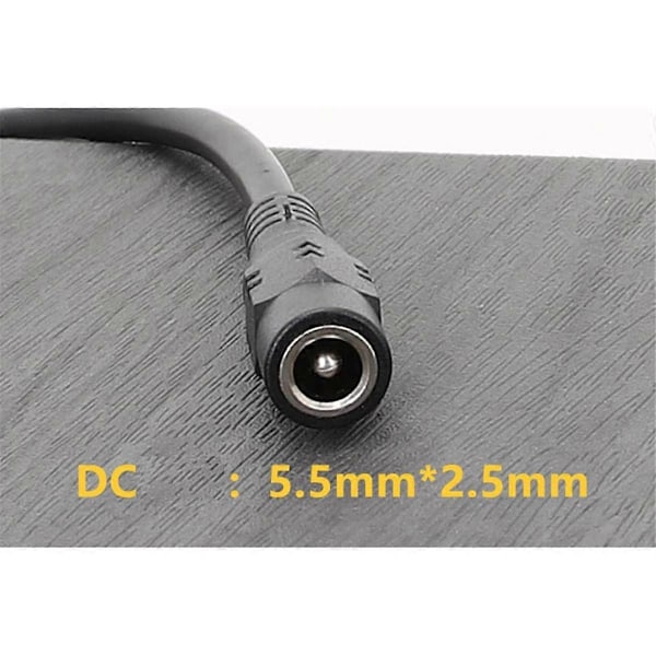 DC 5525 - SATA-kiintolevyn virtalähdekaapeli DC 12V - SATA-kiintolevyn kaapeli jännitteenalennuksella
