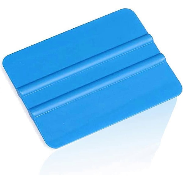 Sininen käsinapplikaattori-squeegee, tarra- ja vinyyliwrap-kätevä työkalu ikkunoiden sävytykseen, auton vinyyliwrappaukseen, tarra- ja tapettiasennukseen - 12 pakkausta