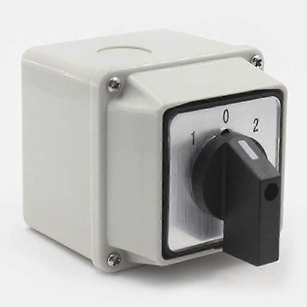 Växelswitch 3 Positioner 8 Skruvterminaler Rotera Kam Växelswitch