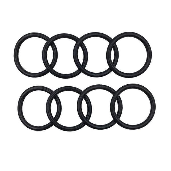 Förpackning med 8 O-ringar Bumper Fender Snabbfästen Ersättningsgummiband O-ringar