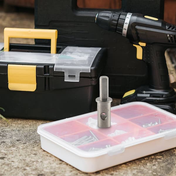 Isboradapter for Drill, Passer til Drillchuck: 1/2 tommer Plus og 1/4 tommer Hull for 1/4 tommer-20 Vingeskruer