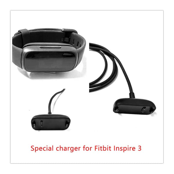 Fitbit Inspire 3 Smartwatch Laddkabel - 2-pack Reservdelar