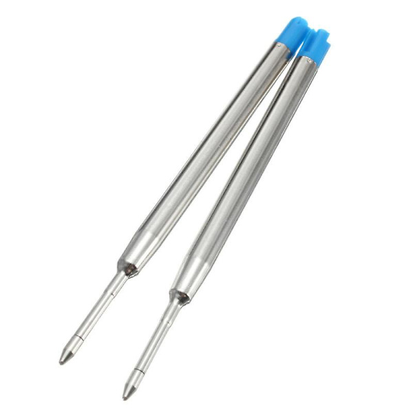 10 stk Blå Kuglepenpatroner Udskiftning Medium Standard Til Parker Stil Blæk