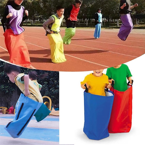 Potatissäck Race Bags Hållbara Tjockade Säck Race Bags Utomhus Gräsmatta Spel För Barn Födelsedagsfest Familjespel