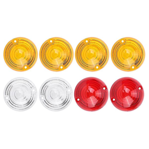 8 stk. Sideblinklys Lampe Linse Sæt Passer til Land Rover 589285