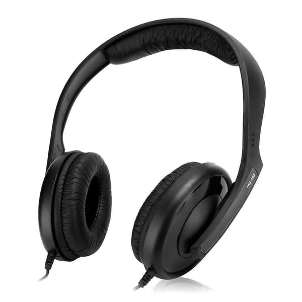 Sorte HD202 Stereo Hovedtelefoner med Kraftig Bas til Mobile Enheder