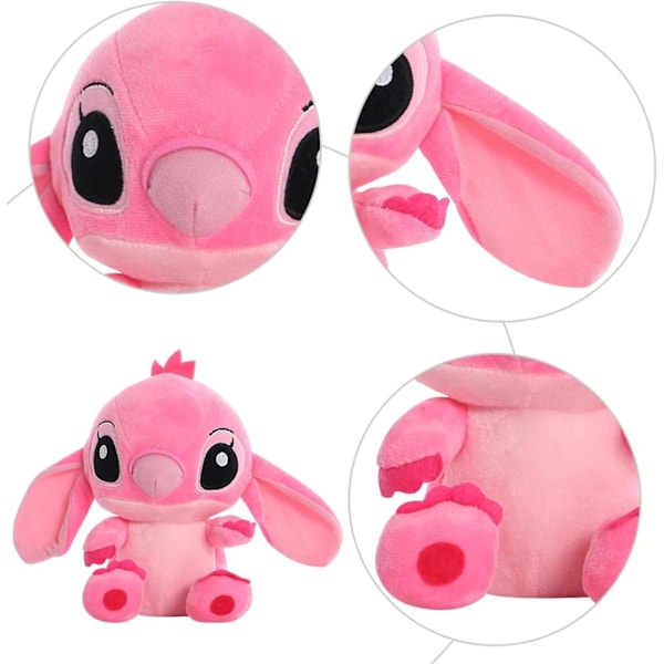 2 kpl Lilo & Stitch -parihahmoja Piirretty Plussilelut 20cm Anime Plussilelut Vauvan Lelut Ripustuslelut Tytöt Lapset Syntymäpäivälahja