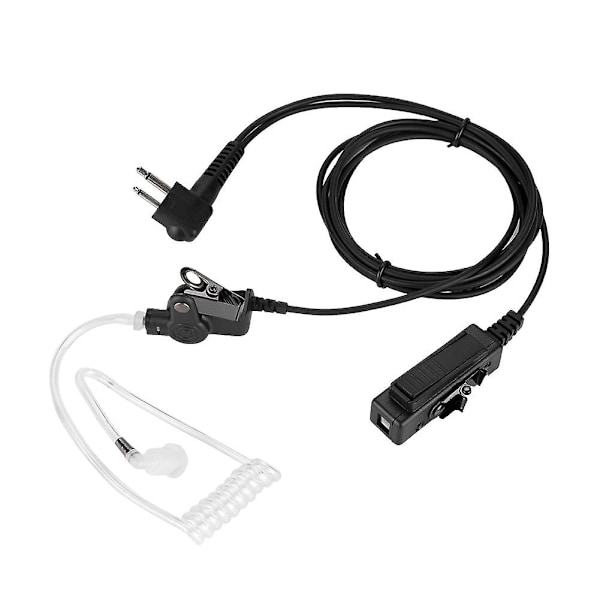 Luftkanal-Hamradio-Öronpropp med PTT för Walkie Talkie