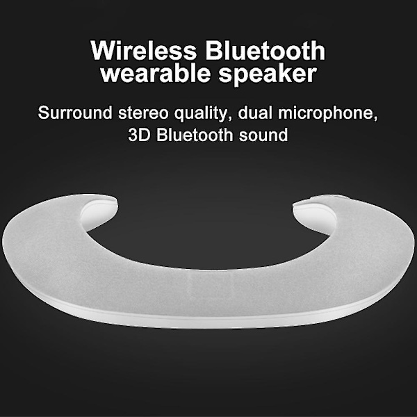 Nackband Bluetooth-högtalare, nackhögtalare Bluetooth trådlös, bärbar högtalare för hem, sport, utomhus 1