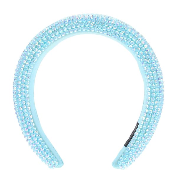 Strass Vågiga Hårband Extra Brett Hårband Festlig Atmosfär 1-pack
