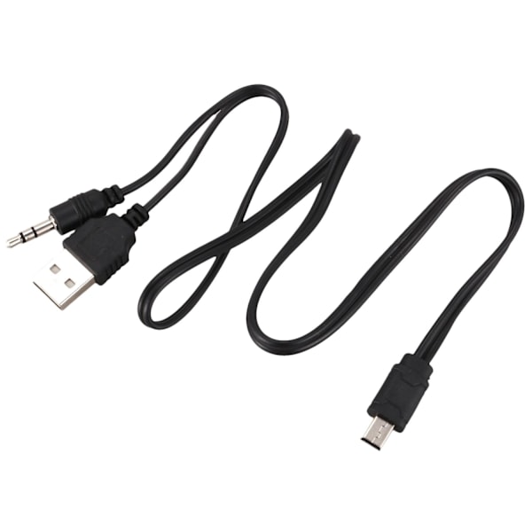 Usb 2.0 till Mini A hane 3,5 mm plugg ljuddatakabel 45 cm 2 st