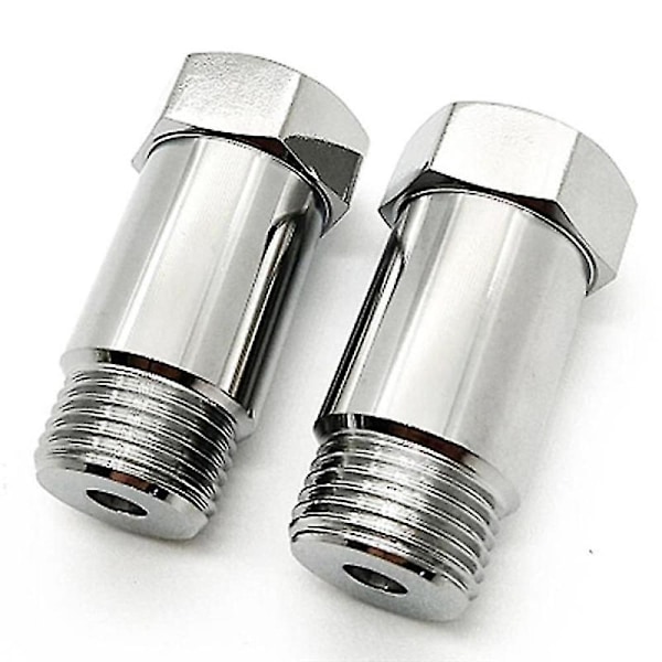 2 stk. Udstødnings-Oxygen Sensor Lambda 45mm O2 M18 X1.5 Forlængelsesafstandsholder