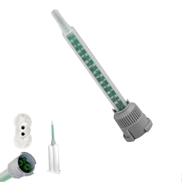 50 stk. Epoxy Lim Blandingsdyse Statisk Blandingsdyse MB5-16 Blandingsrør (1:1 Ratio) til AB Lim Mixer