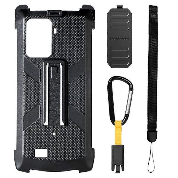 For Ulefone Power Armor 13 Ulefone Multifunksjonelt TPU + PC Beskyttelsesdeksel med Klips og Karabinkrok For Ulefone Armor 13