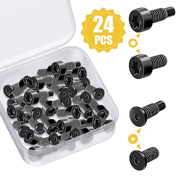 2024 Ring Dörrklockskruvar, 4Set/24pcs Dörrklocka Ersättningssäkerhetsskruvar T5,T16 Ring Dörrklockskruvar Co