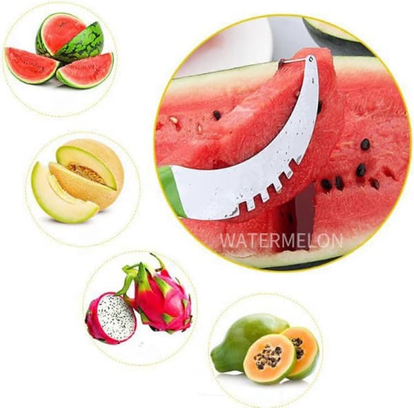 Vannmelonskive, Vannmelonkutter, Rustfri vannmelonskive, Vannmelonskivekutter rustfritt stål, Rustfritt stål fruktkutter vannmel