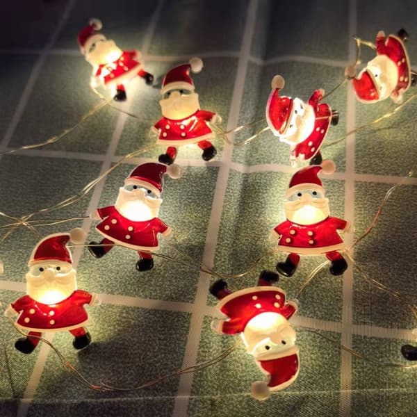 Dekorative LED lyskæder, julepynt, USB-drevet, 3 meter lang - Juletræsstil
