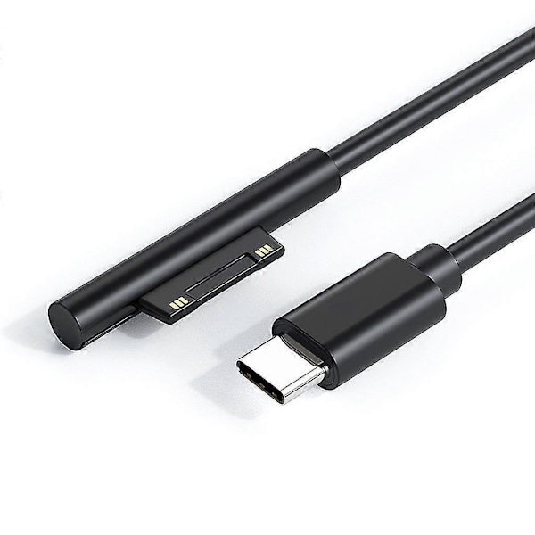 USB-C Strømforsyning Lader Adapter Lading Kabelledning For Surface Pro 7/6/54/3