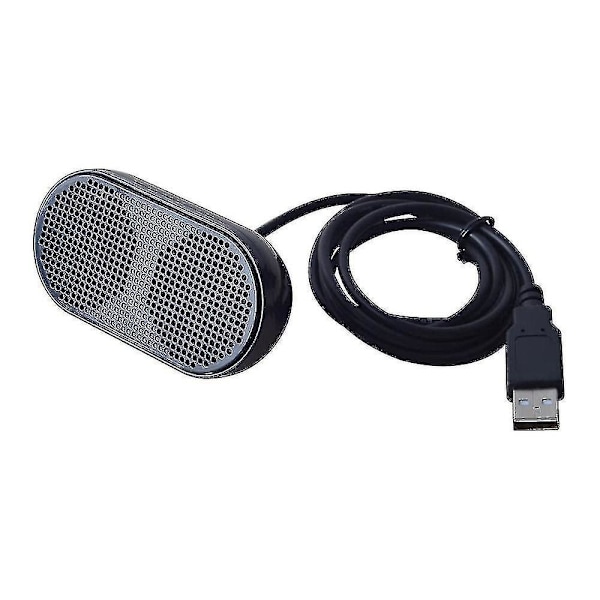 Usb minihögtalare datorhögtalare driven stereo multimedia högtalare för notebook laptop pc(svart)-Bra