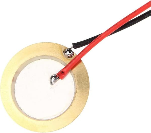15 stk. Elementer Buzzer, 27mm Piezo Element, Akustisk Pickup Piezo Disk Element Sensor Piezo Diske Piezo Diske Med Akustisk Pickup