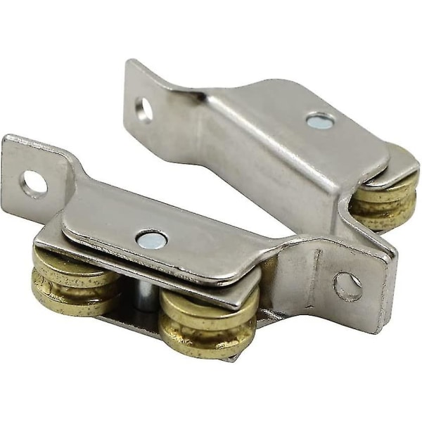Skyvedørsruller To Hjul - Jern Ruller, Fast Spor Port Rulle Støtte U-spor Hjul, Rullende For Spor Skyvedør Glass Rulle 2stk