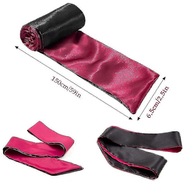 EVAGO Satin Øjenbind, 2 Stykker Maske Øjenbind Satin Øjenbind Søvn, Øjenbind