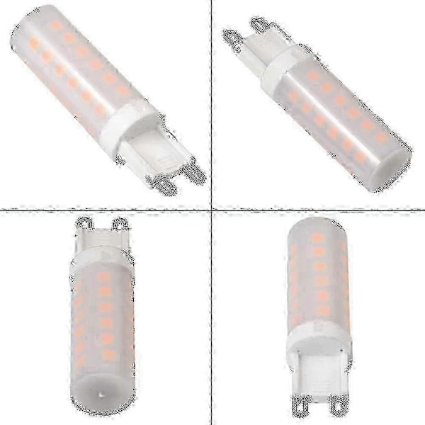G9 Flamlampa LED-lampa 0,5W PC Keramisk Färg 10lm 36*2835 SMD AC 220-240V 1300-1700K 360 Grader [Energiklass A] 4-pack