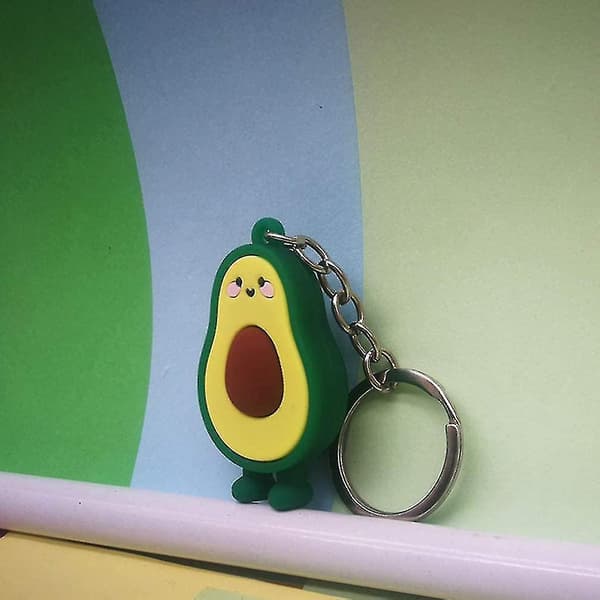 Nyckelring set med 6 avocado-nyckelringar