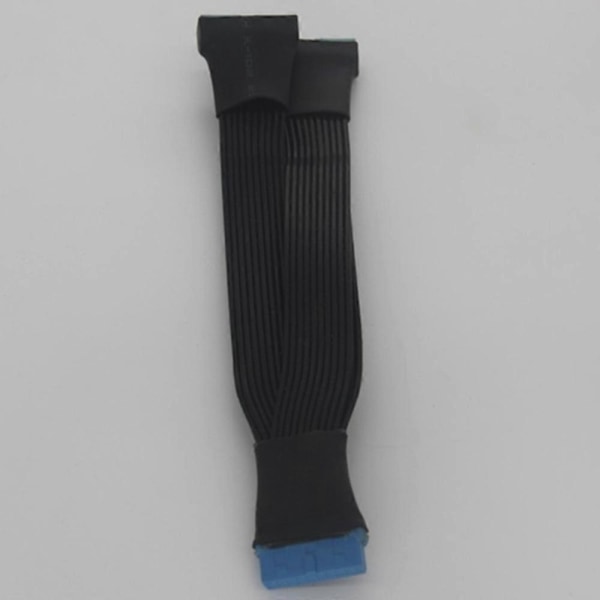 2 kpl Emolevyn USB 3.0 19PIN Otsikko 1 - 2 Jatkojohtokaapeli, 12 cm 19Pin Sisäinen Jatko