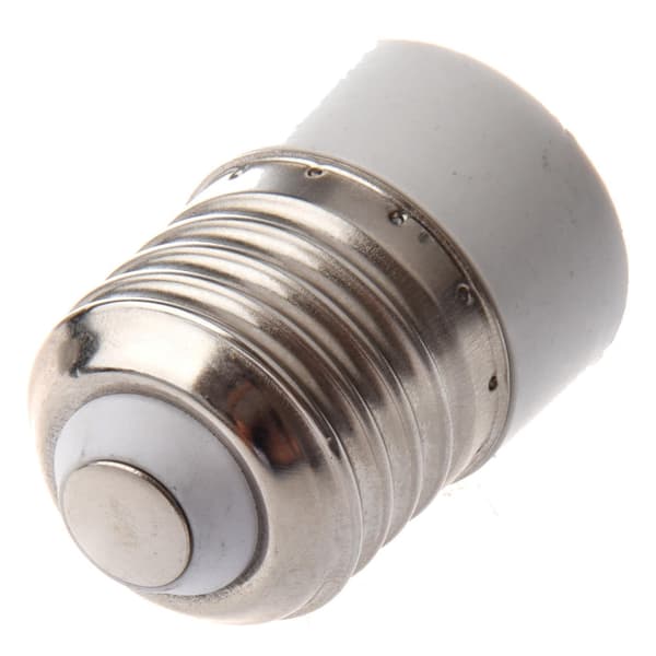 10-pak E27 til E14 Lampekoblingsadapter Konverterer Pære Forlenger Base CFL Liten Skrue Adapter
