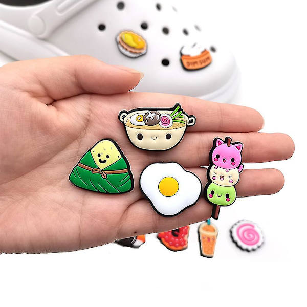 50 stk Mad Sko Charms, Croc Clog Sko Dekoration Til Børn Drenge Piger Fødselsdagsfestgaver