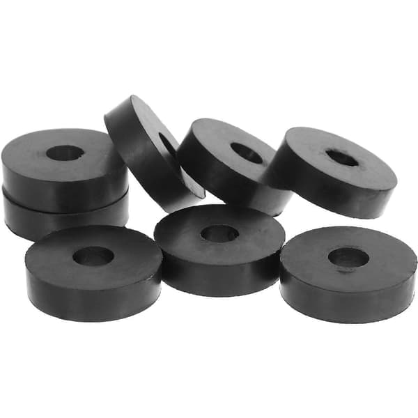 8 st Vibrationsdämpande Gummibussningar Platta Platta Gummibussningar Brickor